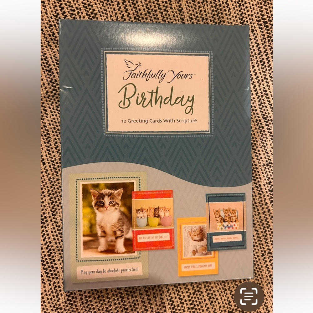 Faithfully the brand curious kitten Birthday Cards